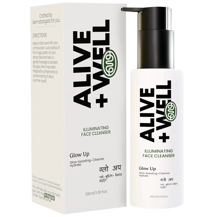 Alive + Well Illuminating Face Cleanser (100ml Each)
box of 1 Bottle