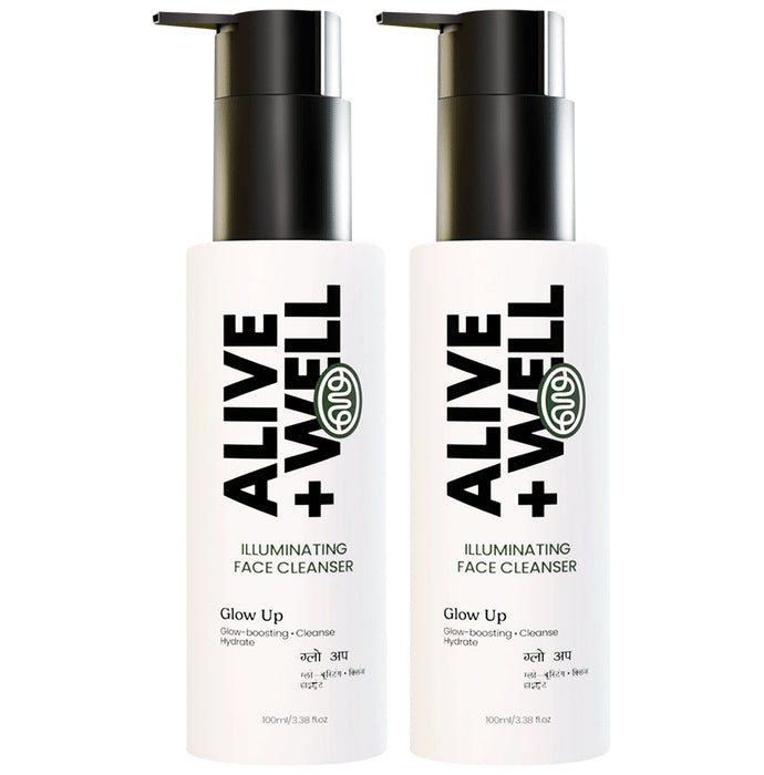 Alive + Well Illuminating Face Cleanser (100ml Each)
combo pack of 2 bottles