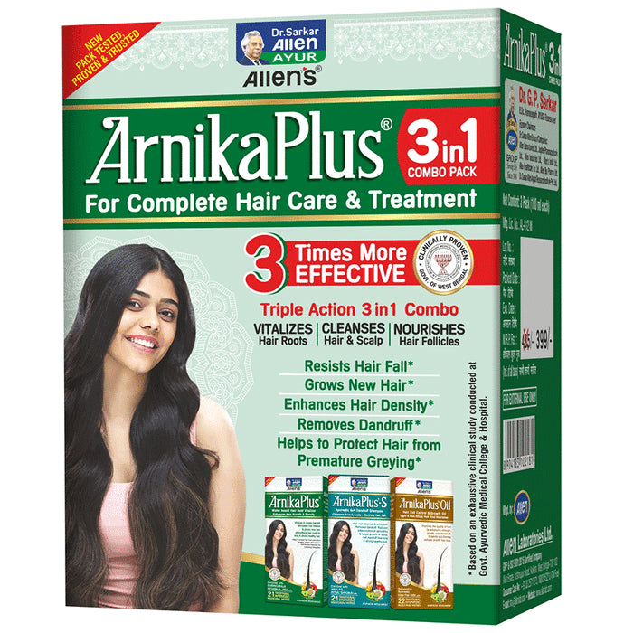 Allen Laboratories Arnika Plus Combo 3 in 1 Combo
box of 1 Box