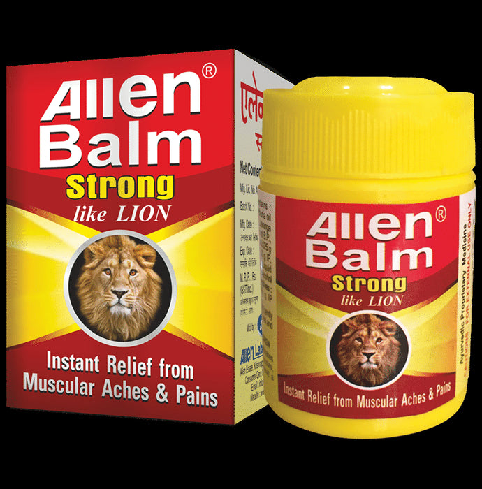 Allen Laboratories Balm Strong (25gm Each)
combo pack of 6 bottles