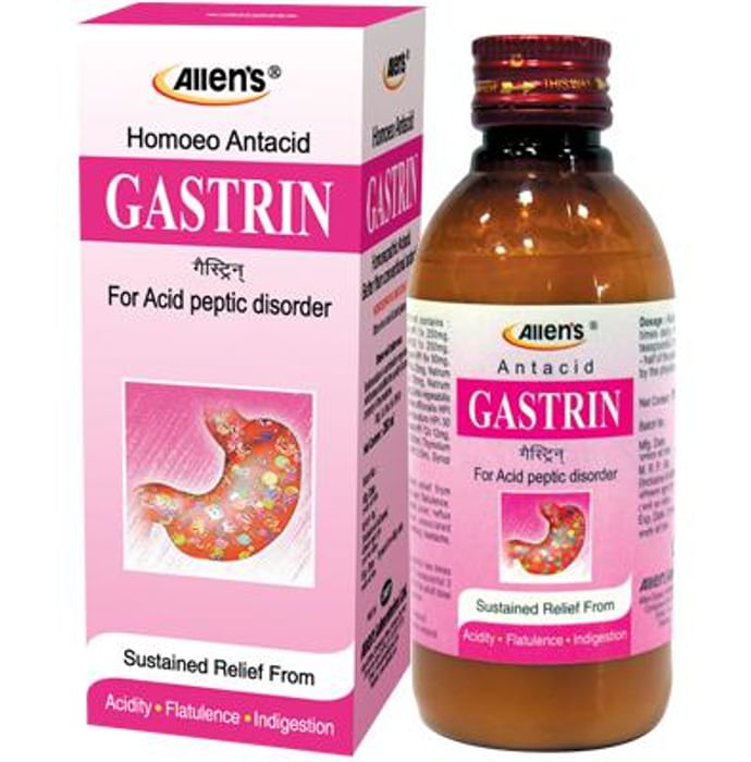 Allen's Gastrin Syrup
bottle of 110 ml Syrup