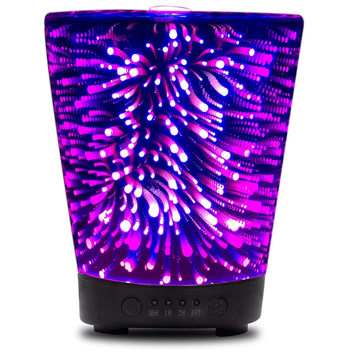 Allin Exporters JM 257 Aromatherapy Glass Diffuser & Ultrasonic Humidifier (100ml Tank) Silver
box of 1 Unit