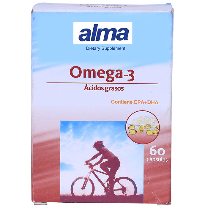 Alma Omega 3 Acidos Grasos Capsule
box of 60 capsules