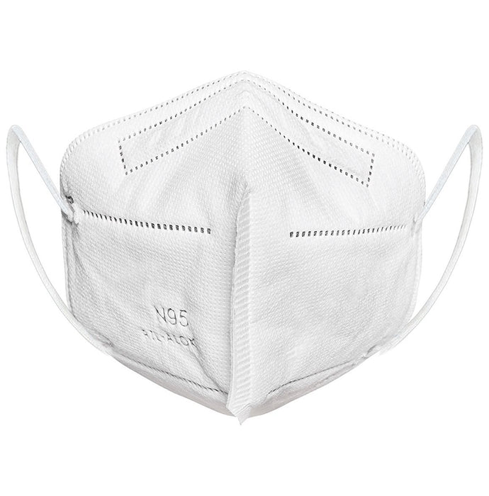 Alok Industries N95 Anti-Pollutent 4 Layer Ear Loop Mask
combo pack of 3 units