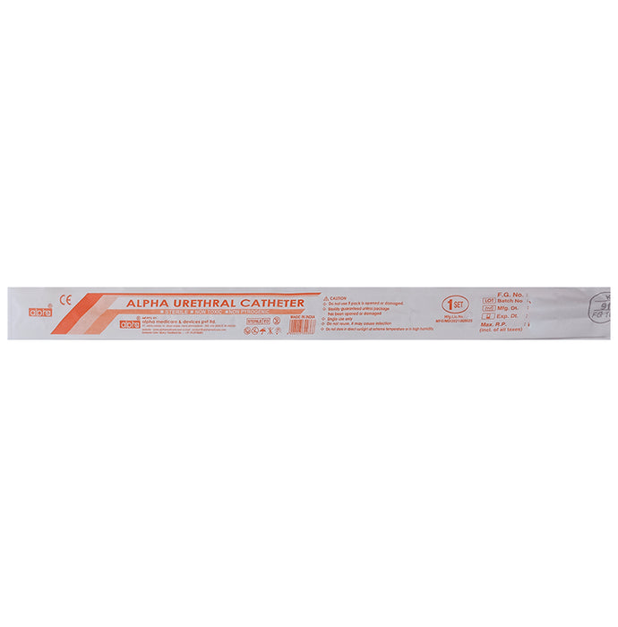 Alpha Urethral Catheter FG 10
packet of 1 Catheter