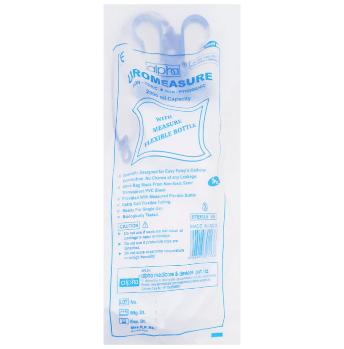 Alpha Uro Measure Urine Bag
packet of 1 Bag