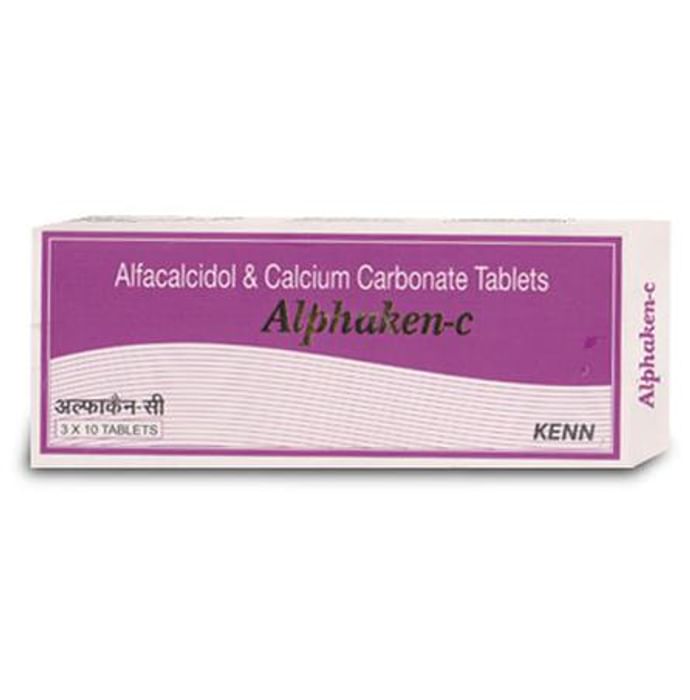 Alphaken-C Tablet
strip of 10 tablets