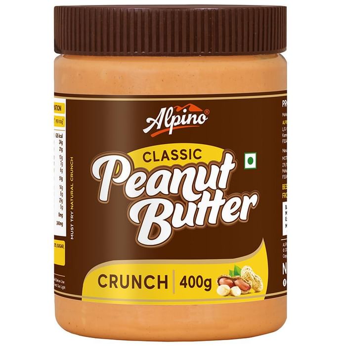 Alpino Classic Crunch Peanut Butter (400gm Each)
combo pack of 2 jar