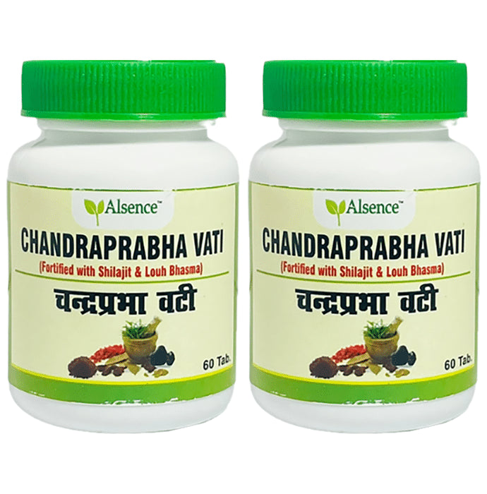 Alsence Chandraprabha Vati Tablet (60 Each)
combo pack of 2 bottles