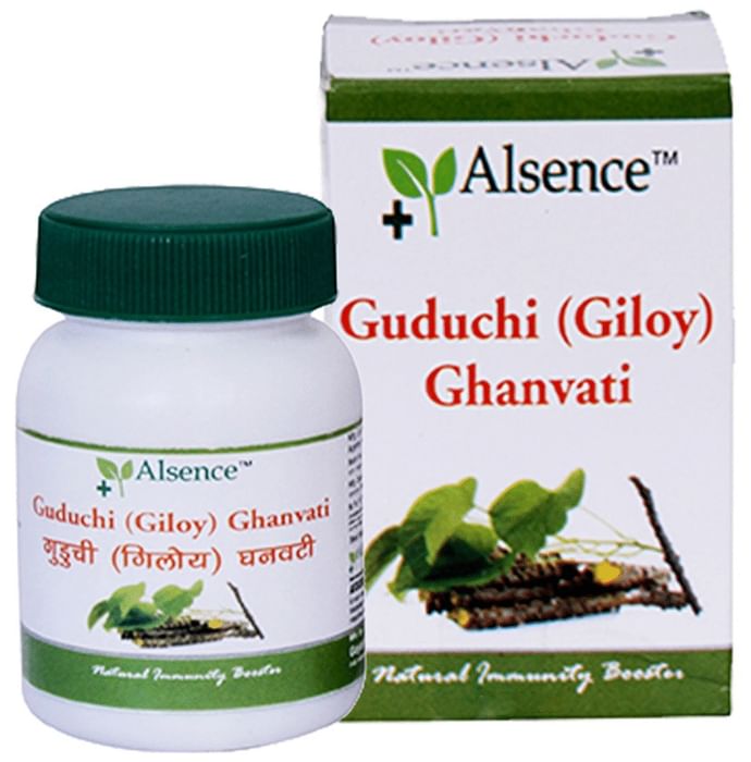 Alsence Guduchi (Giloy) Ghanvati Tablet
bottle of 100 tablets