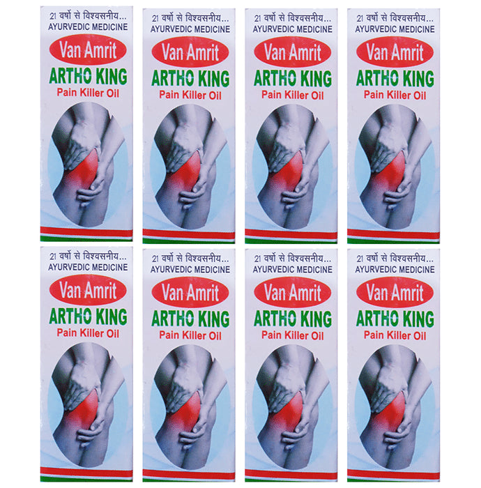 Amrit Navjeevan Artho King Pain Killer Oil(50ml Each)
bottle of 8 Packs