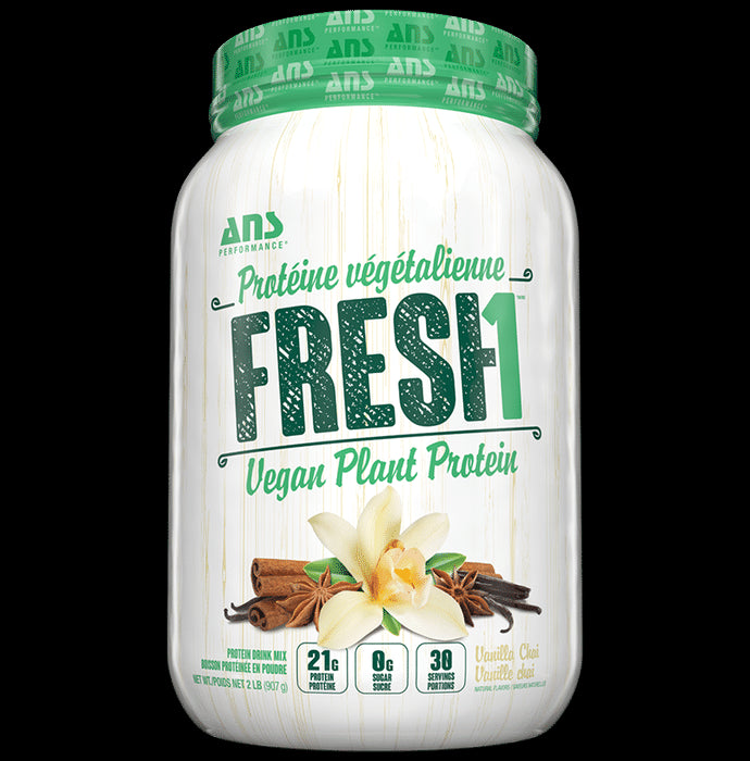 ANS Performance Vanilla Chai Fresh1 Vegan Plant Protein
jar of 2 lb Powder