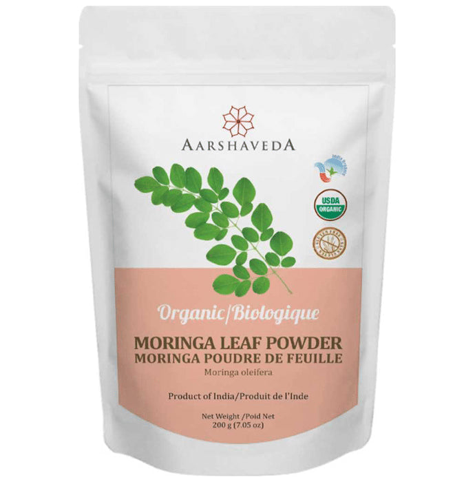 Aarshaveda Organic Moringa Leaf Powder
packet of 200 gm Powder