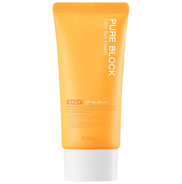 A'PIEU Pure Block Daily Sun Cream
tube of 50 ml Cream