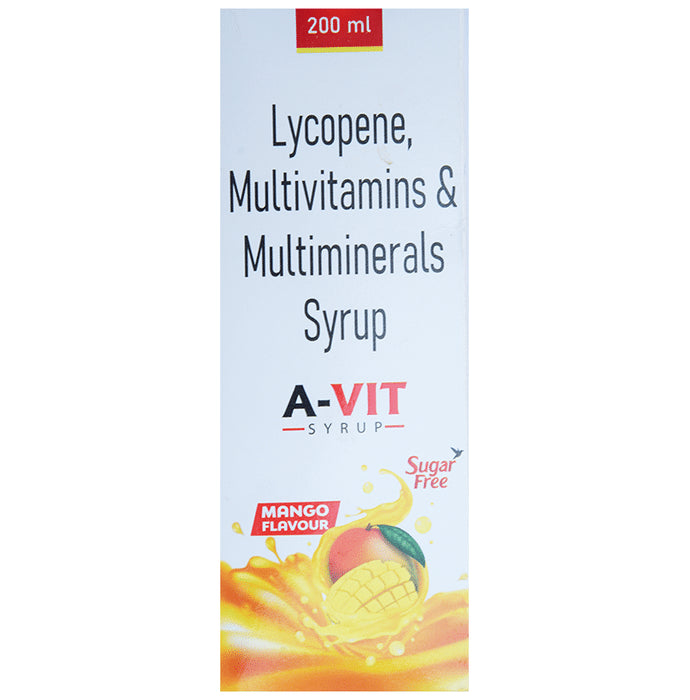 A-Vit Syrup Mango Sugar Free
bottle of 200 ml Syrup