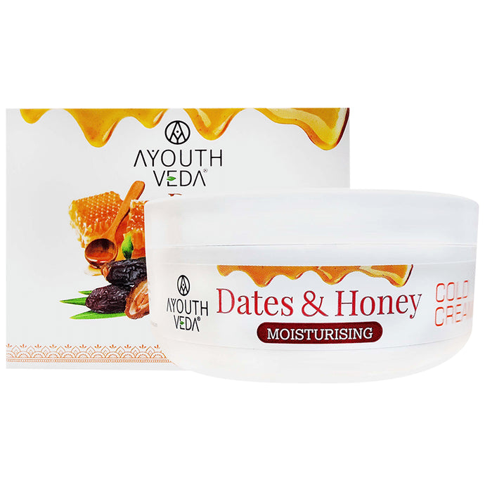 Ayouthveda Dates & Honey Moisturising Cold Cream
jar of 125 gm Cream