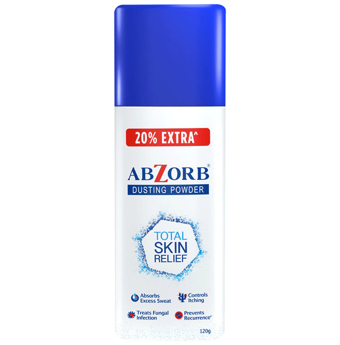 Abzorb Anti Fungal Dusting Powder | Absorbs Excess Sweat | Controls Itching | Derma Care | Manages Fungal Infections Dusting Powder
bottle of 120 gm Dusting Powder