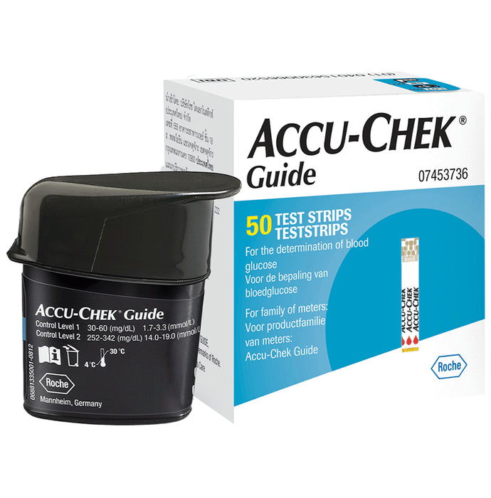 Accu-Chek Guide 50 Test Strip
box of 50 Test Strips