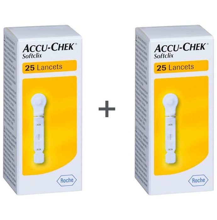 Accu-Chek Softclix 50 Lancet (Pack of 2)
combo pack of 2 units