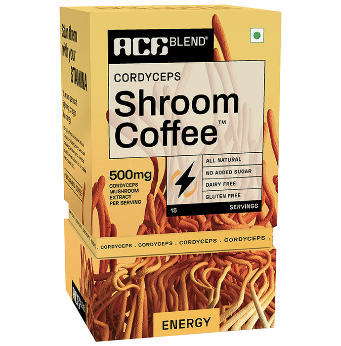 Ace Blend Cordyceps Shroom Coffee Sachet
box of 15 Sachets