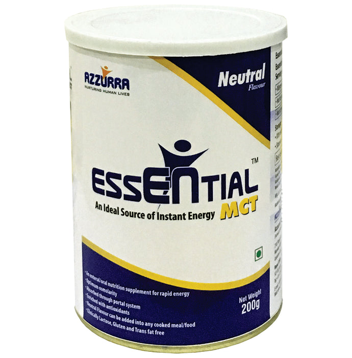 Azzurra Essential Mct Powder
jar of 200 gm Powder