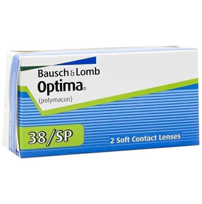 Bausch + Lomb Optima 38/SP Contact Lens Optical Power -8.5 Transparent Spherical
box of 2 contact lenses