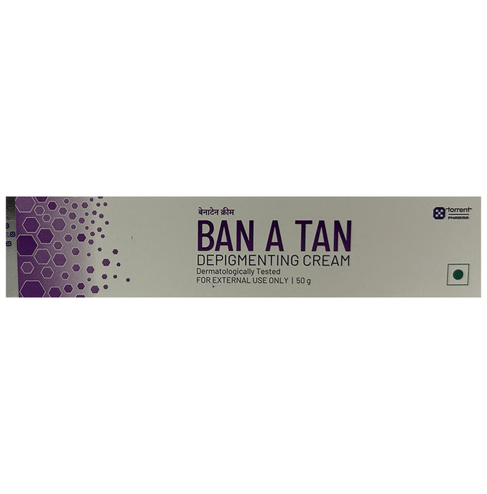 Ban A Tan Cream for Depigmentation & Skin Lightening
tube of 50 gm Cream