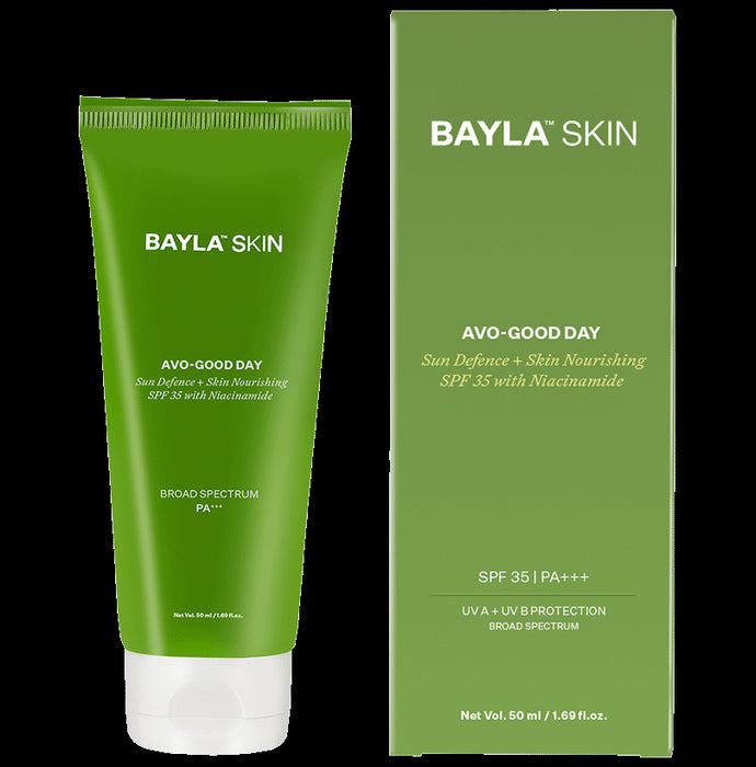 Bayla Skin Avo-Good Day Sunscreen SPF 35 PA+++
tube of 50 gm Cream