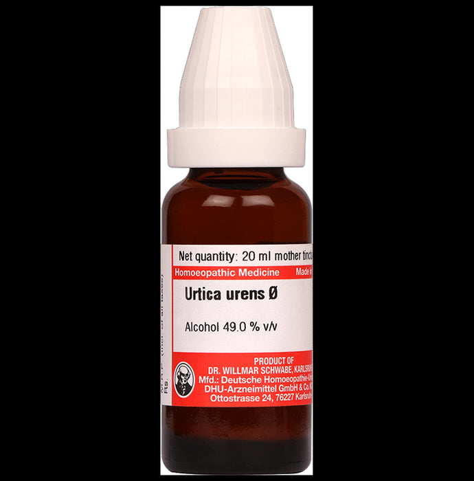 Dr Willmar Schwabe Germany Urtica Urens Mother Tincture Q
bottle of 20 ml Mother Tincture