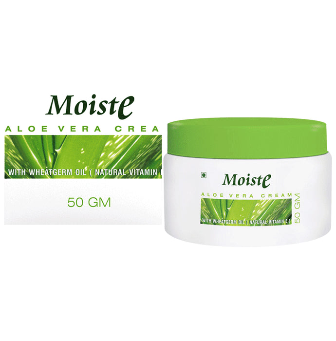 Moiste Aloe Vera Moisturising Cream (50gm Each)
jar of 2 Packs