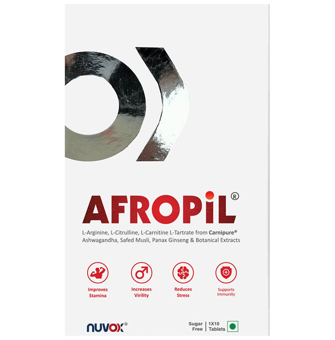 Nuvox Afropil Tablet (10 Each)
box of 1 Strip