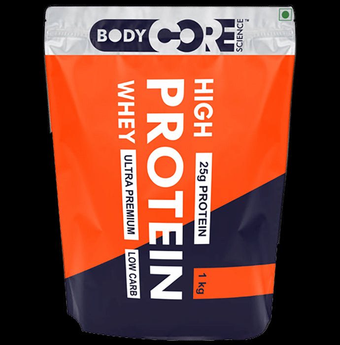 Body Core Science High Protein Whey Ultra Premium Powder Strawberry
packet of 1 kg Powder