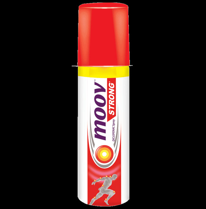 Moov Red Strong Diclofenac Pain Relief Spray | For Joint Pain, Backache, Muscle Stiffness & Swelling
bottle of 55 gm Spray