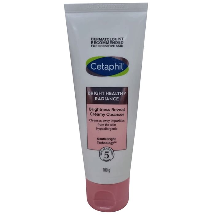 Cetaphil Brightness Reveal Creamy Cleanser | Hypoallergenic & For Sensitive Skin
tube of 100 gm Cleanser