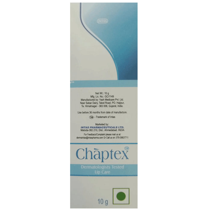 Chaptex SPF 15 Lip Care Lip Balm | Paraben-Free
tube of 10 gm Balm