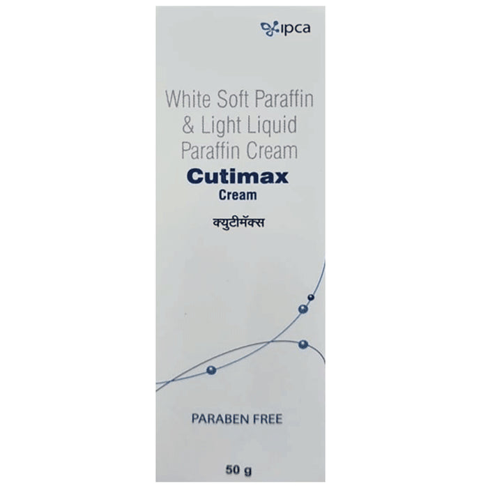Cutimax Cream with Soft Paraffin & Light Liquid Paraffin | For Dry Skin & Eczema Relief
tube of 50 gm Cream