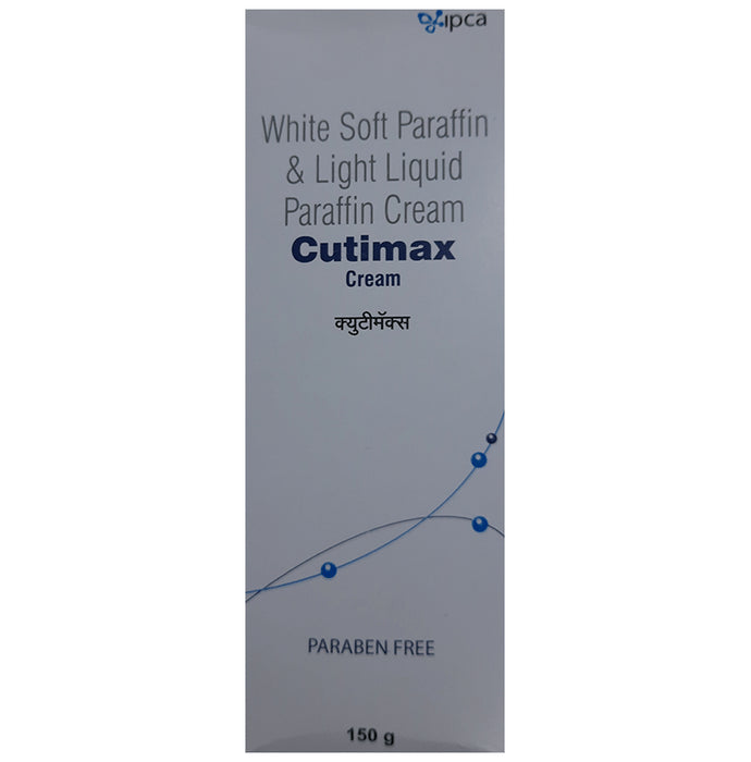 Cutimax Cream with Soft Paraffin & Light Liquid Paraffin | For Dry Skin & Eczema Relief Paraben Free
tube of 150 gm Cream