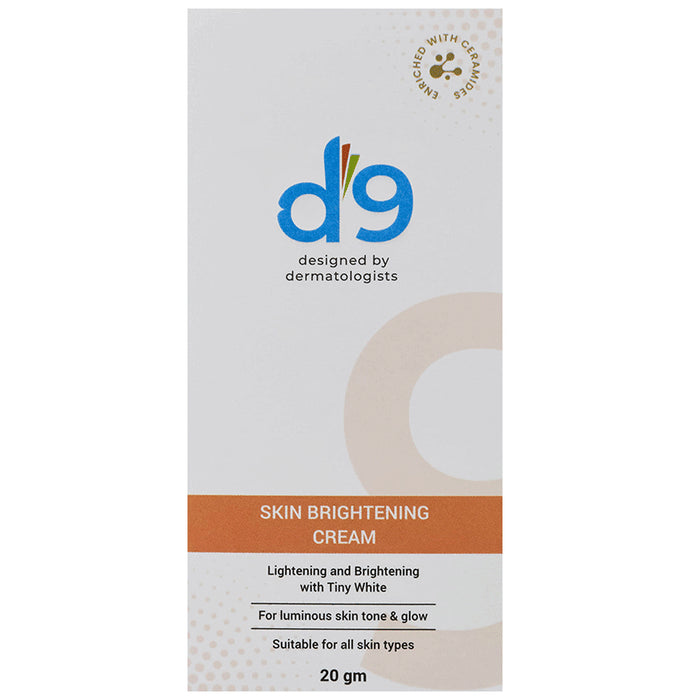 D9 Skin Brightening Cream
tube of 20 gm Cream