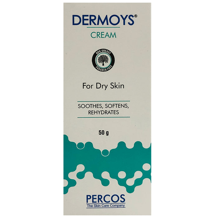 Dermoys Cream with White Soft & Light Liquid Paraffin | For Dry Skin | Paraben Free
tube of 50 gm Cream