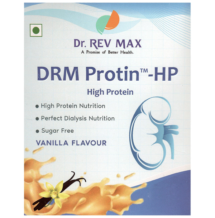 DRM Protin - HP High Protein Sachets (30gm Each) Vanilla Sugar Free
box of 10 Sachets