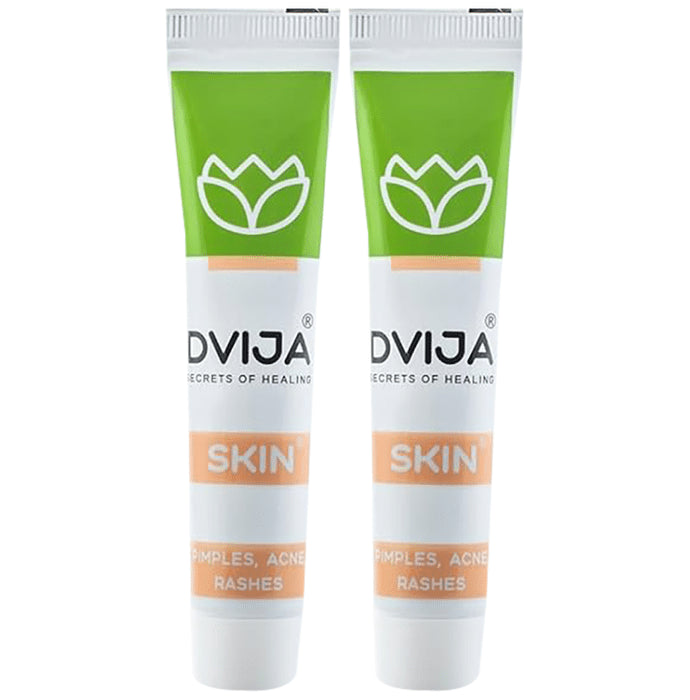 Dvija Skin Cream: Steroid-Free Relief for Fungal Infections, Eczema, Rashes, Itch, Acne & Pimples
combo pack of 2 Tubes