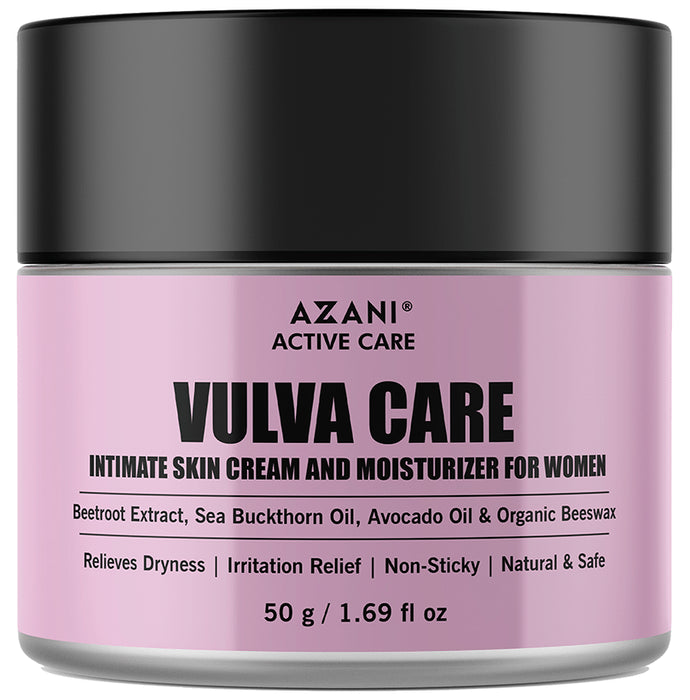 Azani Active Care Vulva Care Intimate Skin Cream and Moisturizer for Women
jar of 50 gm Vaginal Cream