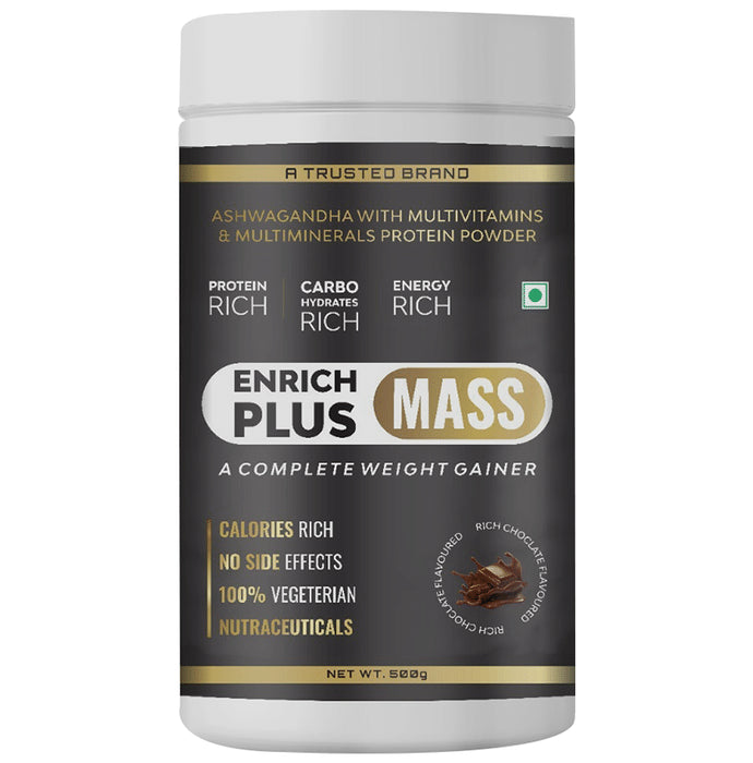 Enrich Plus Mass Powder Rich Chocolate
jar of 500 gm Powder