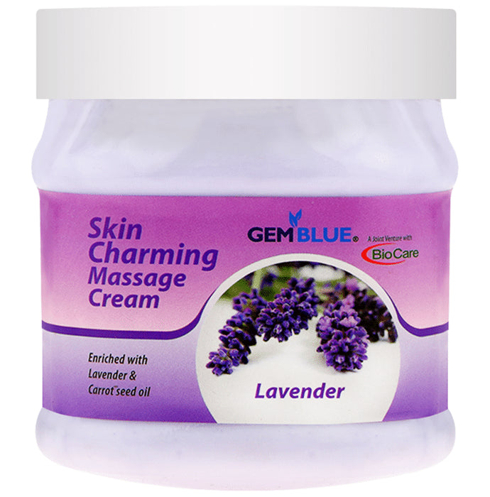 Gemblue Biocare Lavender Skin Charming Massage Cream
jar of 500 gm Cream