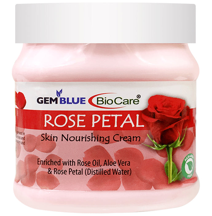 Gemblue Biocare Rose Petal Skin Nourishing Cream
jar of 500 ml Cream