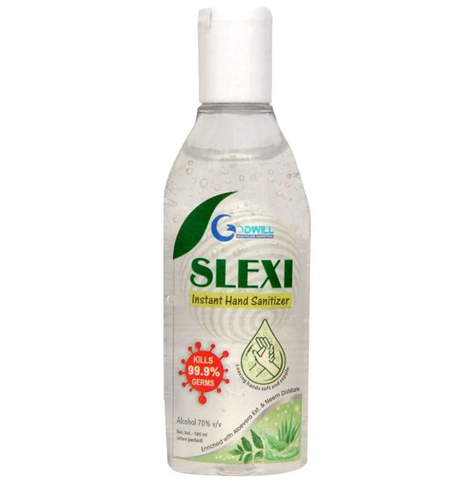 Godwill Slexi Instant Hand Sanitizer (100ml Each)
combo pack of 5 bottles