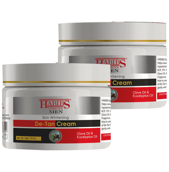 Habibs Skin Whitening D-Tan Cream (50gm Each)
combo pack of 2 jar