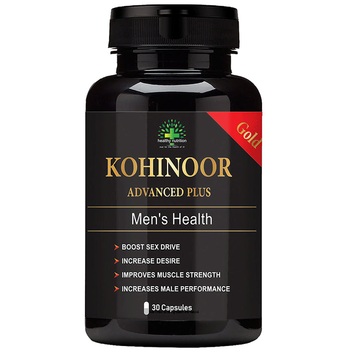 Healthy Nutrition Gold Kohinoor Advanced Plus Capsule
bottle of 30 capsules