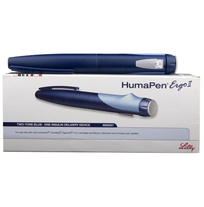 Humapen Ergo 2 Blue Pen (Only Pen) | Diabetes Monitoring Devices
packet of 1 Pen