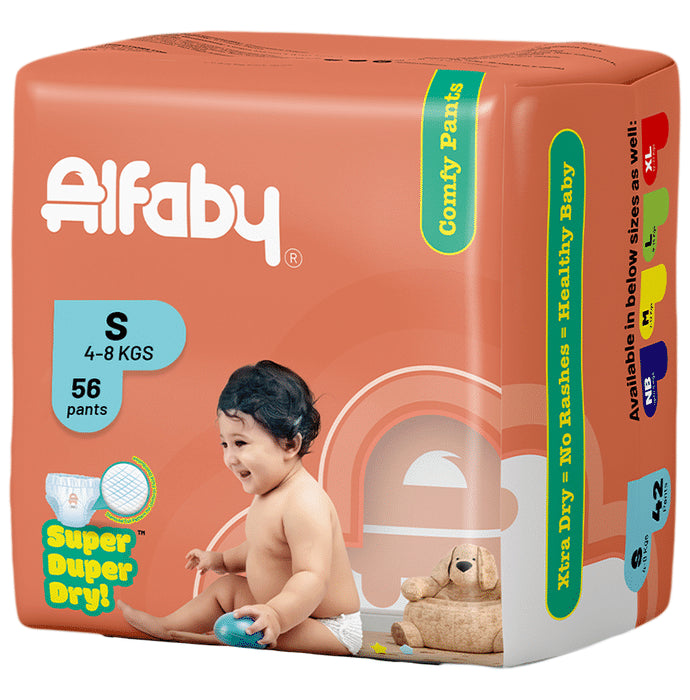 Alfaby Super Duper Dry Comfy Pants Small
packet of 56 diapers